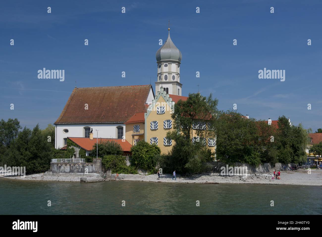 Wasserburg am Bodensee Stockfoto