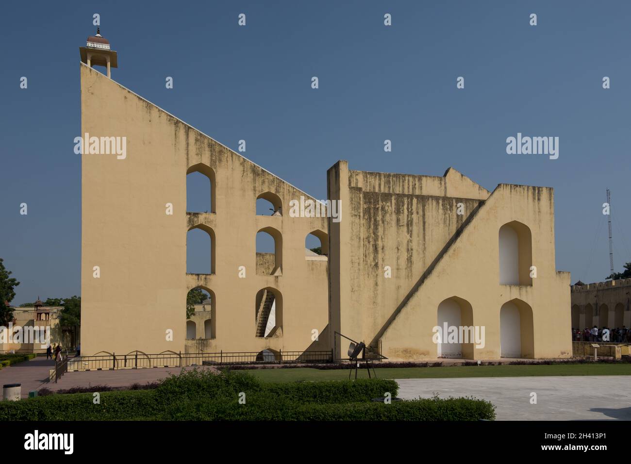 Jantar Mantar Observatorium in Jaipur, Stockfoto
