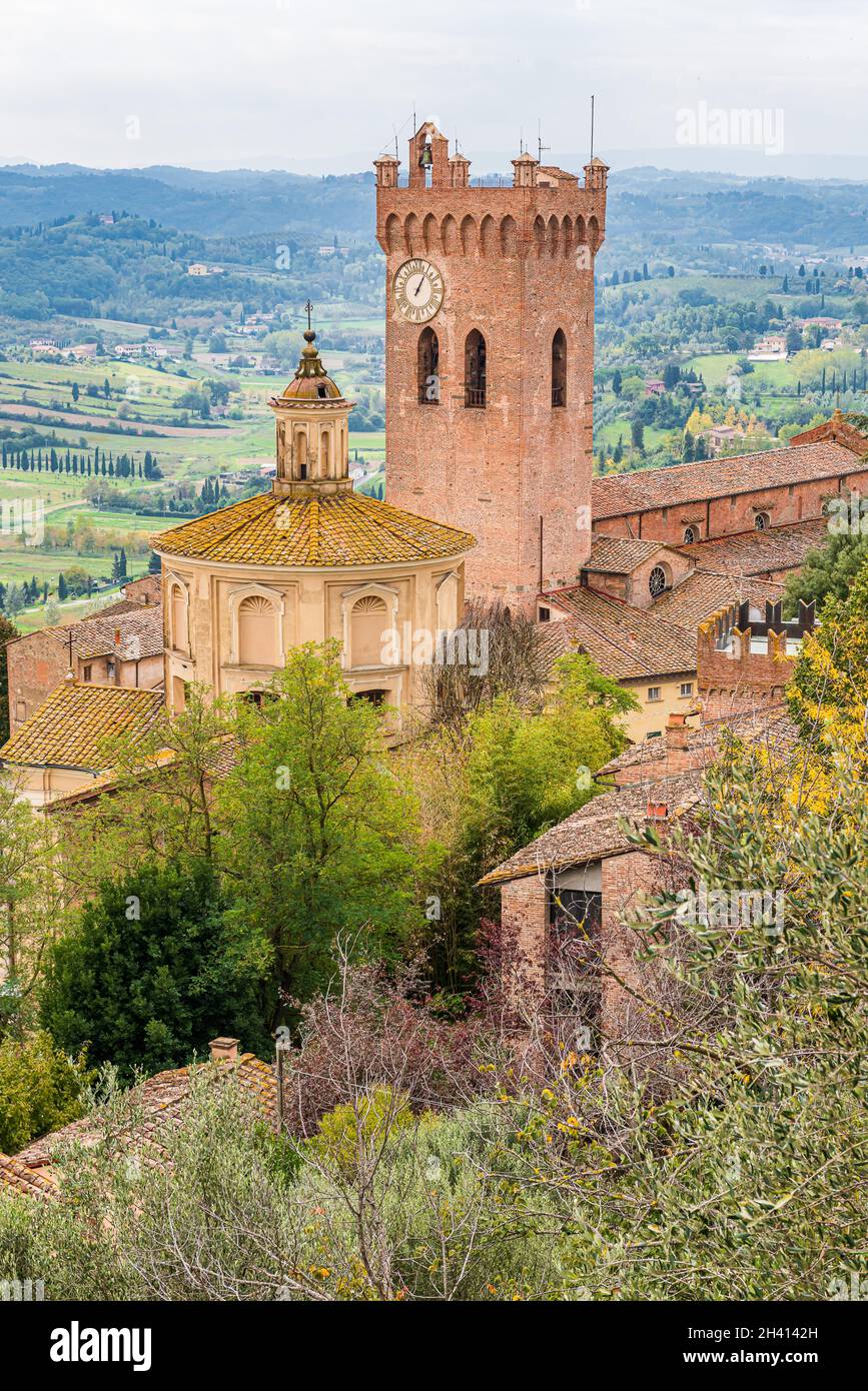 Die Kathedrale von San Miniato Stockfoto