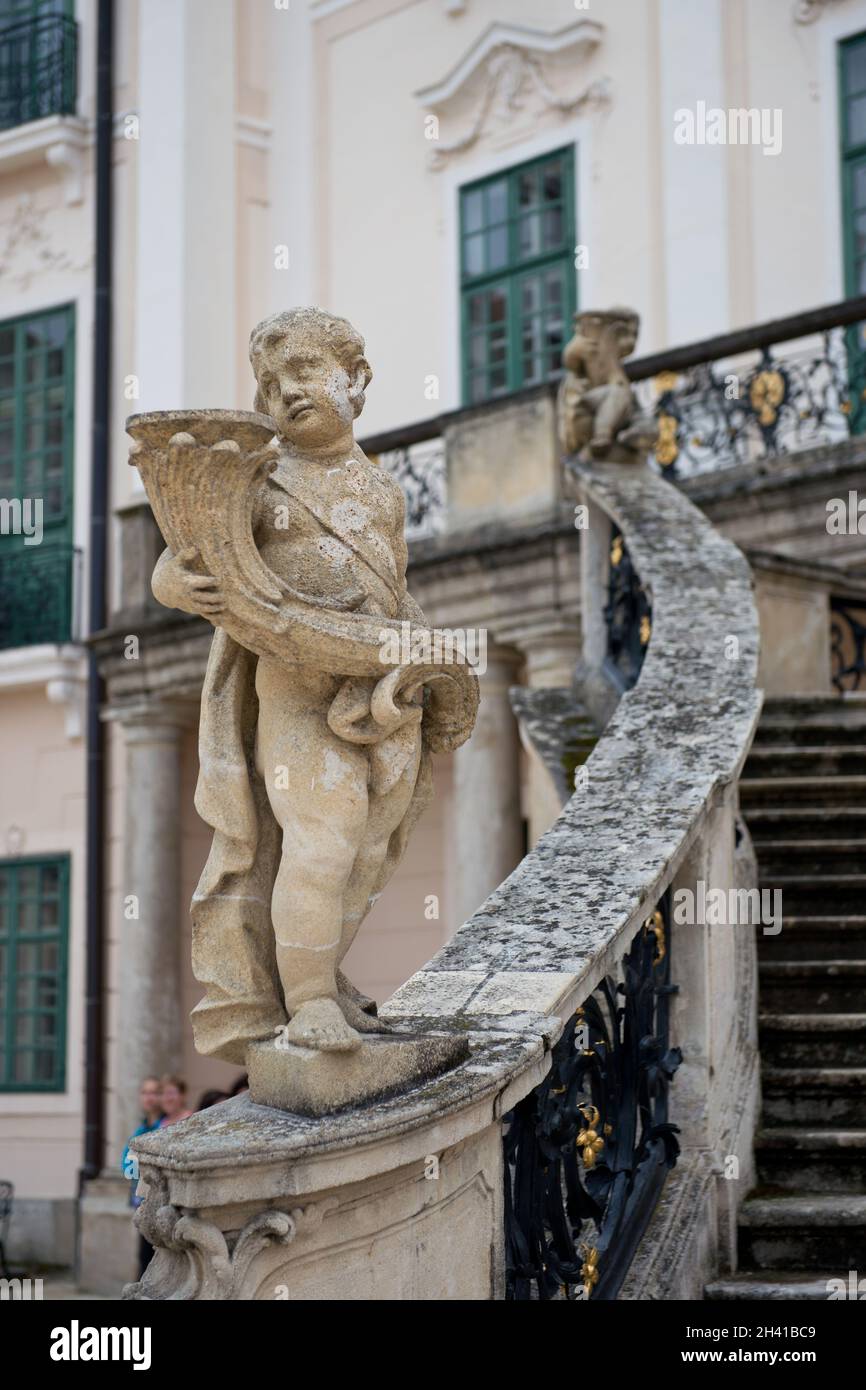 Statue im Schloss Esterhazy Stockfoto Statue im Schloss Esterhazy Stockfoto