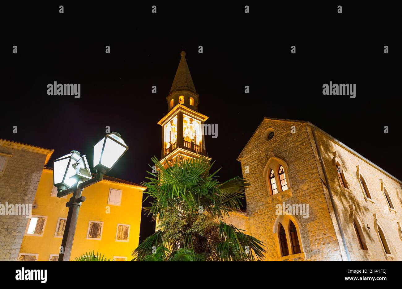Altstadt von Budva Montenegro Stockfoto
