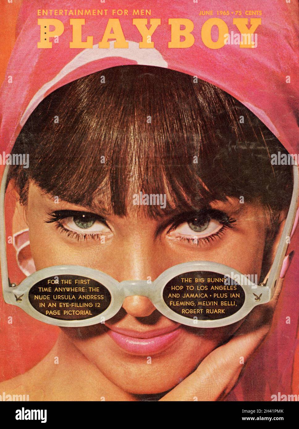 Juni 1965 Cover des „Playboy“-Magazins, USA Stockfoto