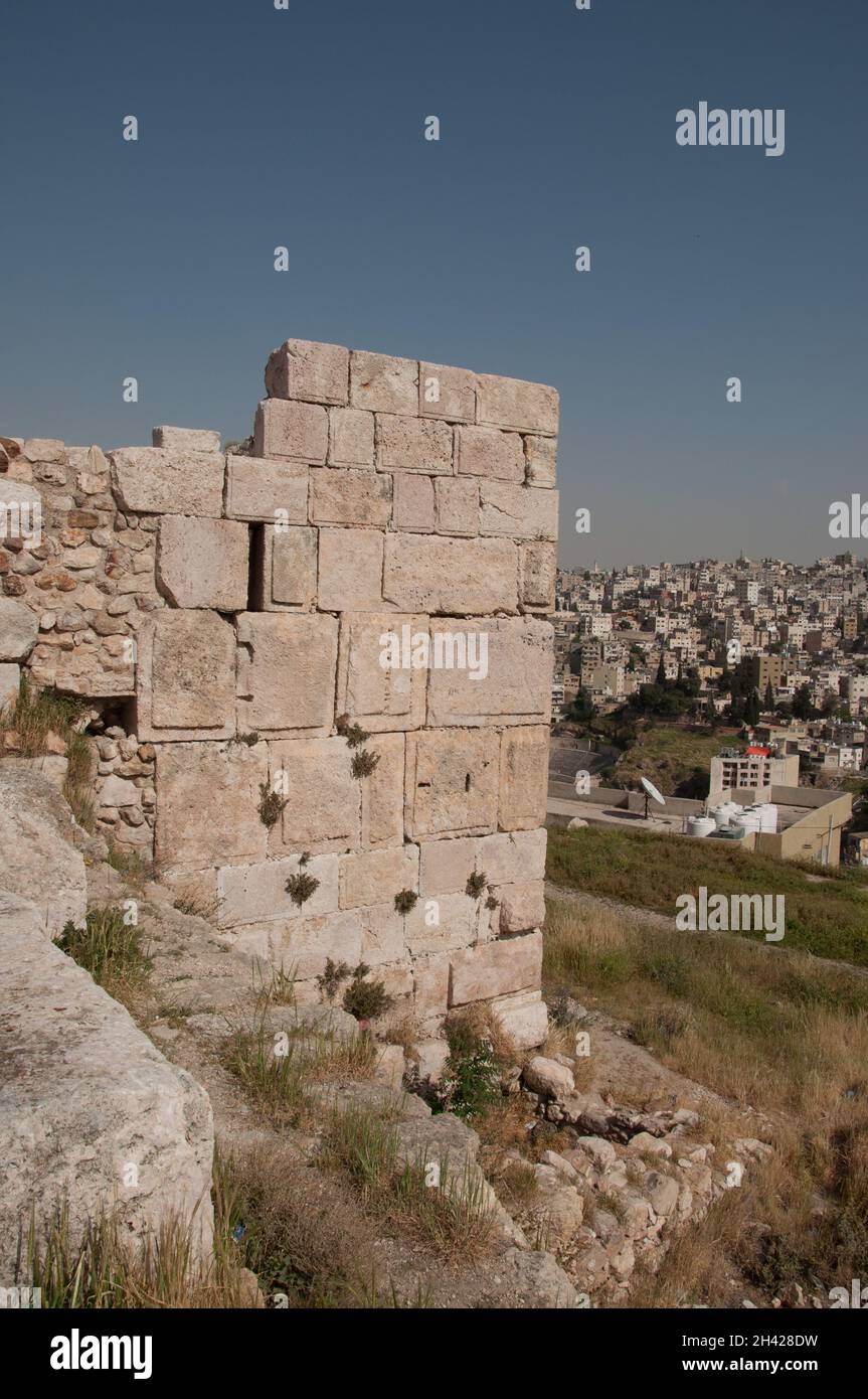 Ayyubid Watch Tower (c. 1220 n. Chr.), Zitadelle, Amman, Jordanien, Naher Osten Stockfoto