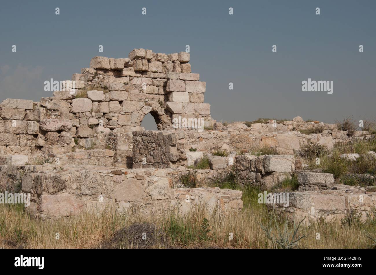 Umayyad Palace Moschee (Ruinen), Zitadelle, Amman, Jordanien, Mittlerer Osten Stockfoto