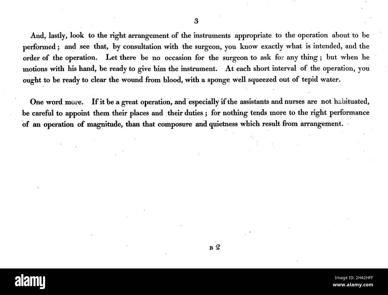 Seite 3 „Illustrationen der großen Operationen der Chirurgie“, 1820 Stockfoto