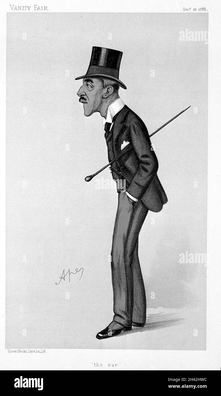 Karikatur von Sir William Bartlett Dalby von „Spy“ Stockfoto