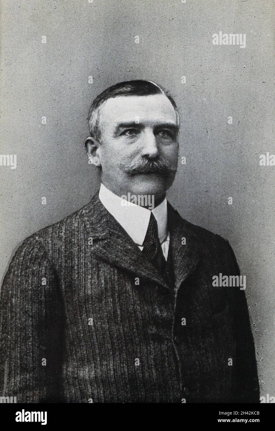 Sir Henry Solomon Wellcome. Foto, 1926. Stockfoto