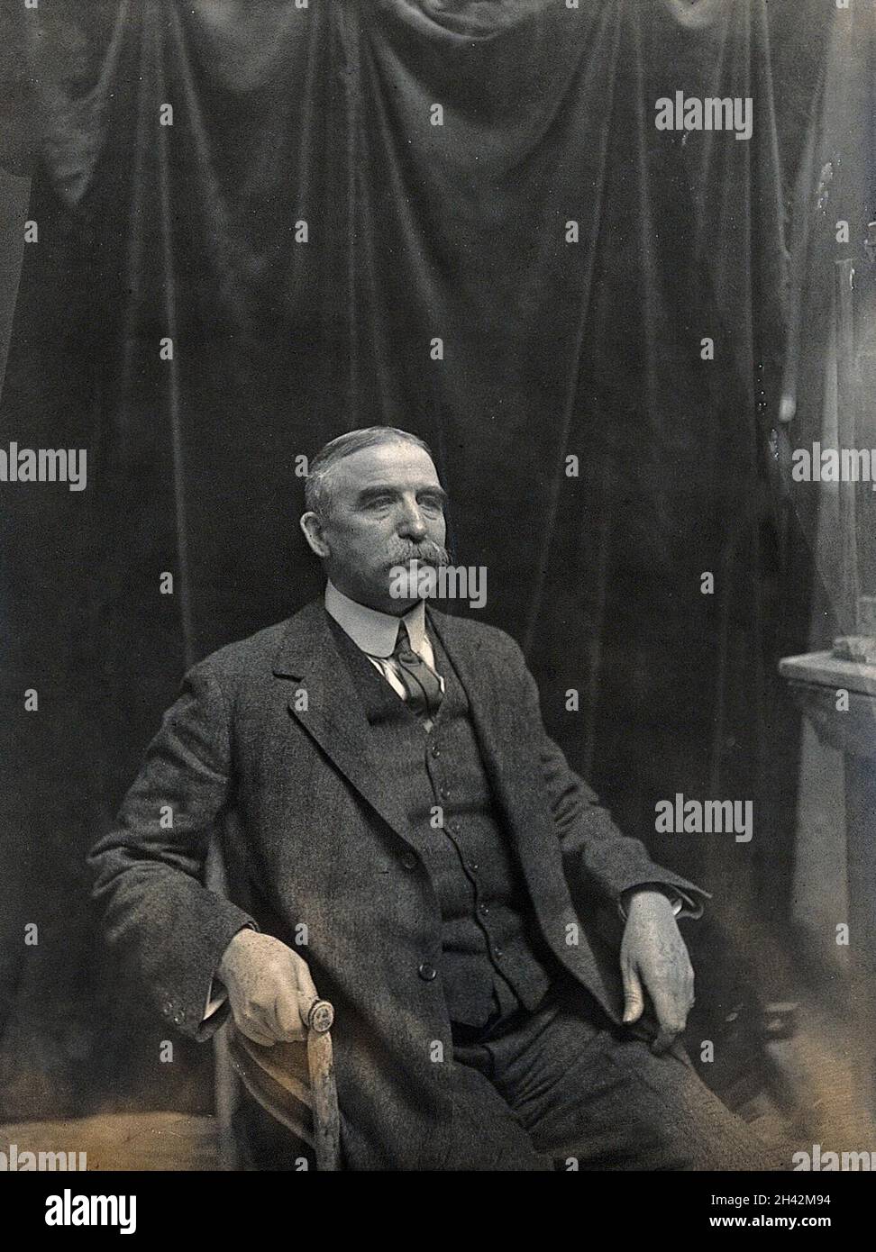 Sir Henry Solomon Wellcome. Foto, 1913. Stockfoto
