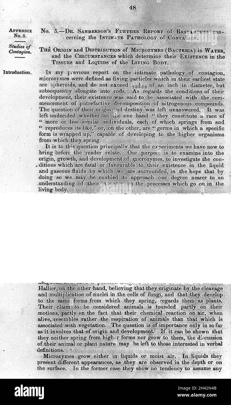 G.B. Gesundheitsministerium, medizinischer Offizier des Privy Council Stockfoto