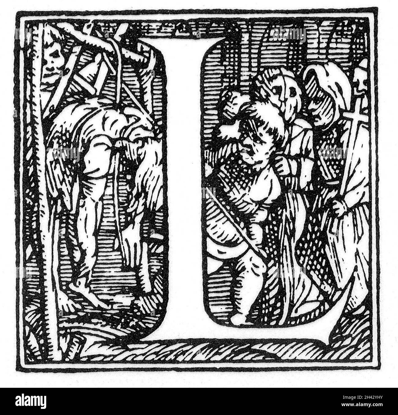 A. Vesalius, De humani corporis fabrica Stockfoto