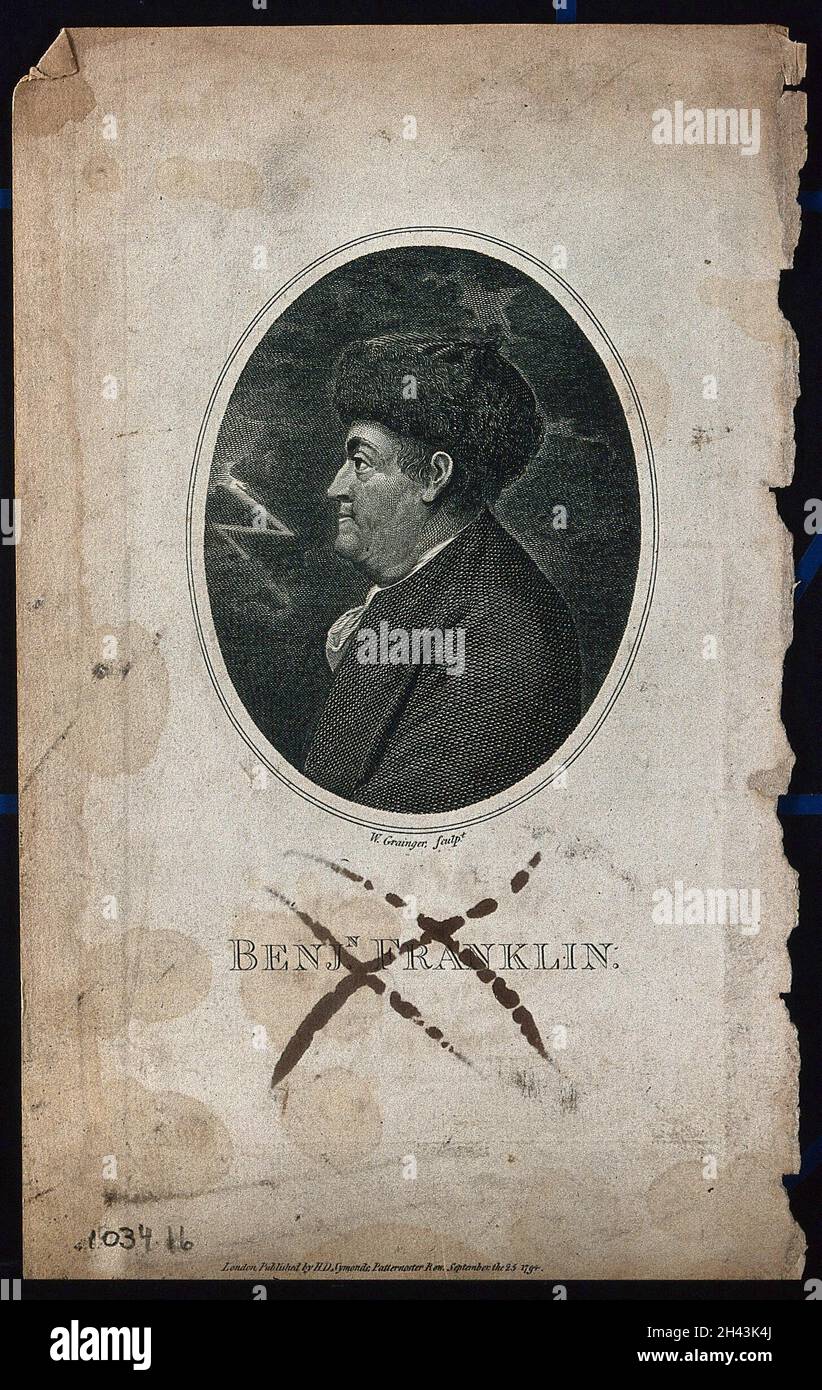 Benjamin Franklin Stockfoto