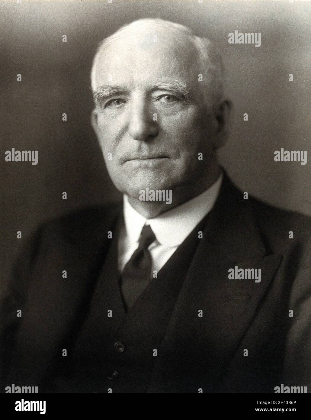 Henry Solomon Wellcome. Foto von Clarence Sterns. Stockfoto