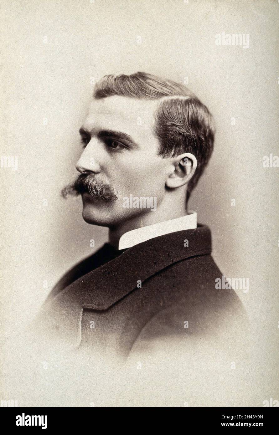 Henry Solomon Wellcome. Foto von Bradley & Rulofson. Stockfoto