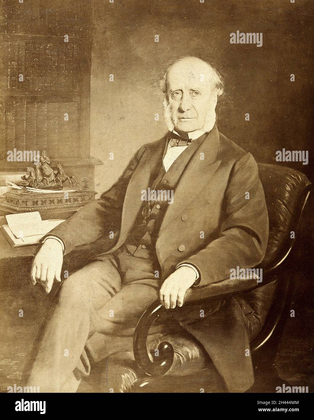 G.F. Evans. Foto von R.W. Thrupp nach einem Gemälde. Stockfoto