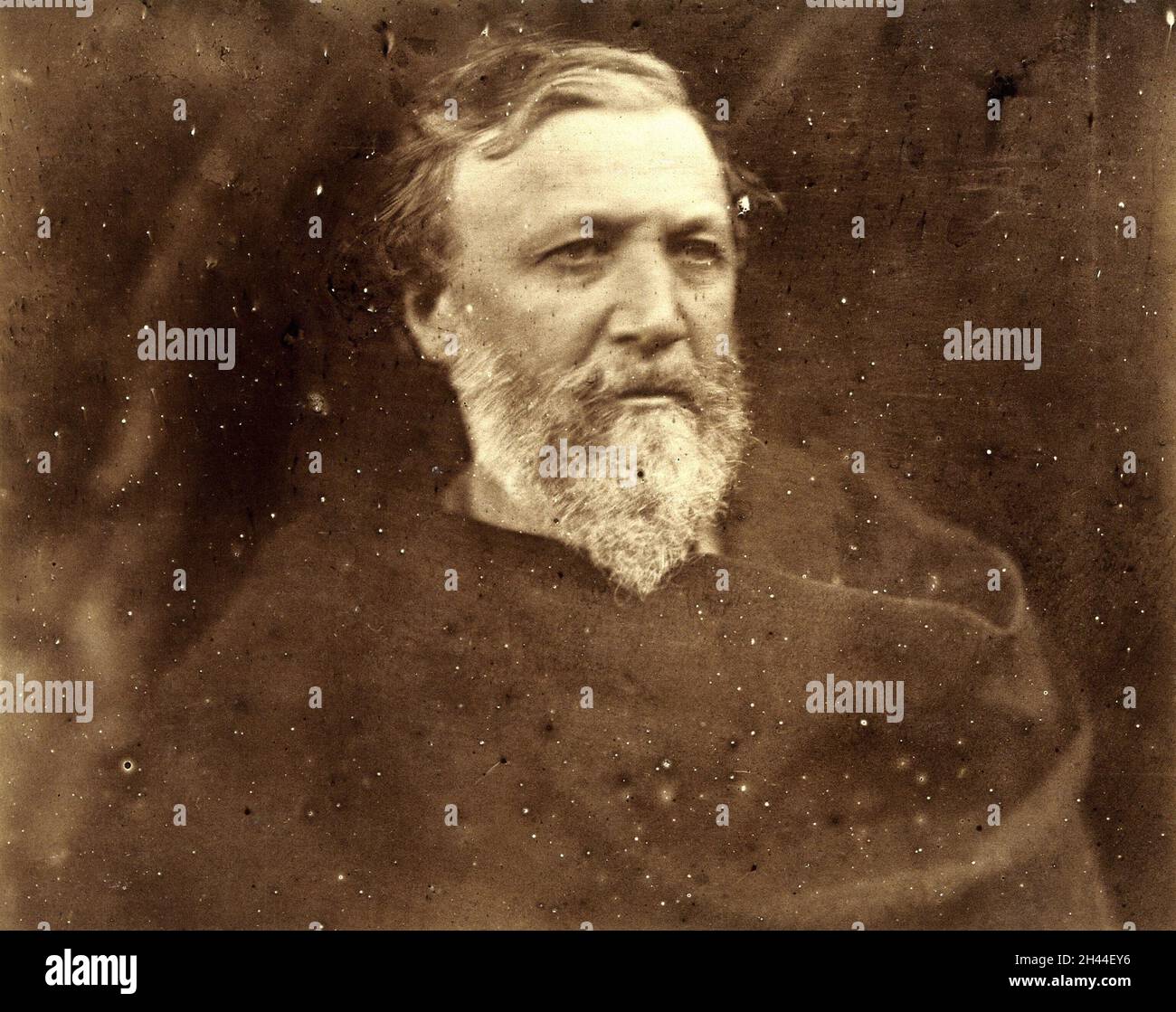Robert Browning. Foto von Julia Margaret Cameron, 1865. Stockfoto