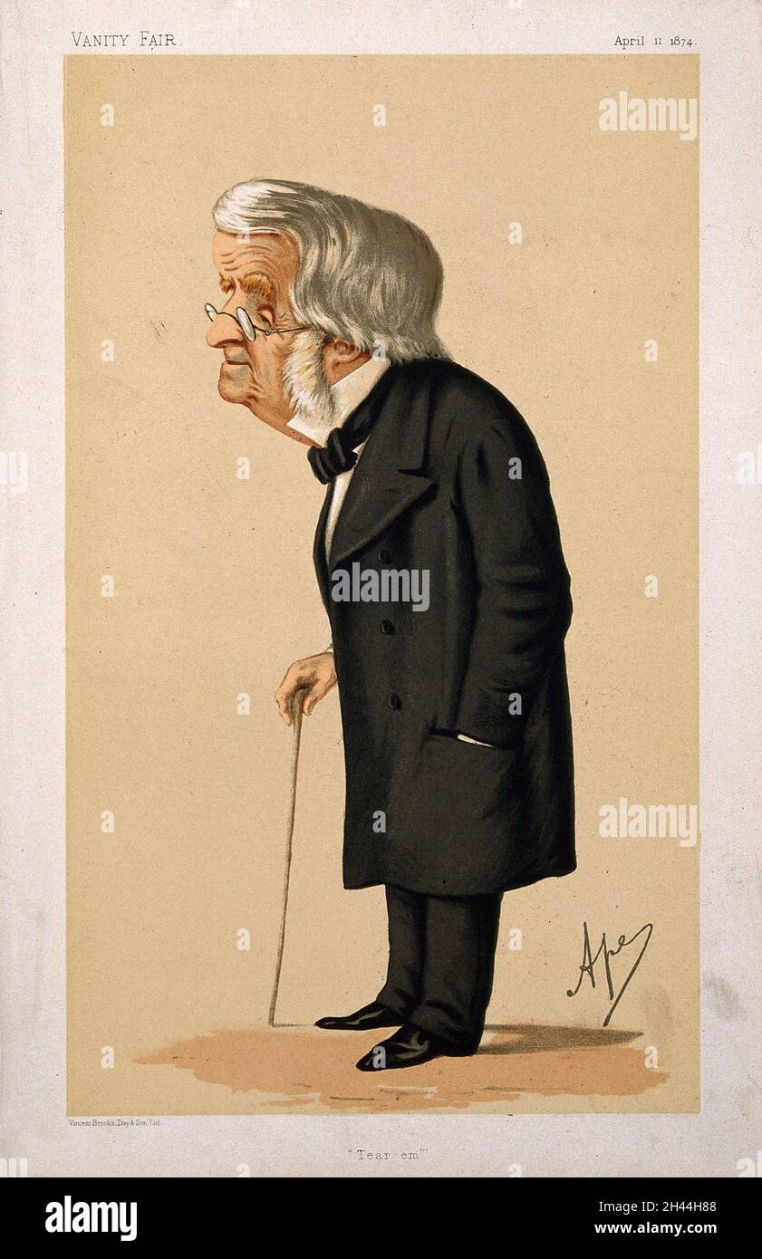 John Arthur Roebuck. Chromolithographie von Vincent Brooks, Tag und Sohn nach Ape (C. Pellegrini), 1874. Stockfoto