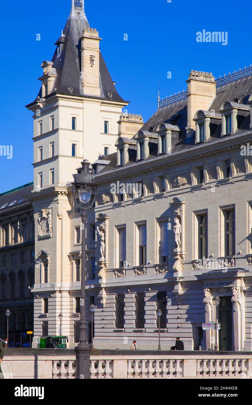 Frankreich, Paris, Ile de la Cité, Palais de Justice, Stockfoto