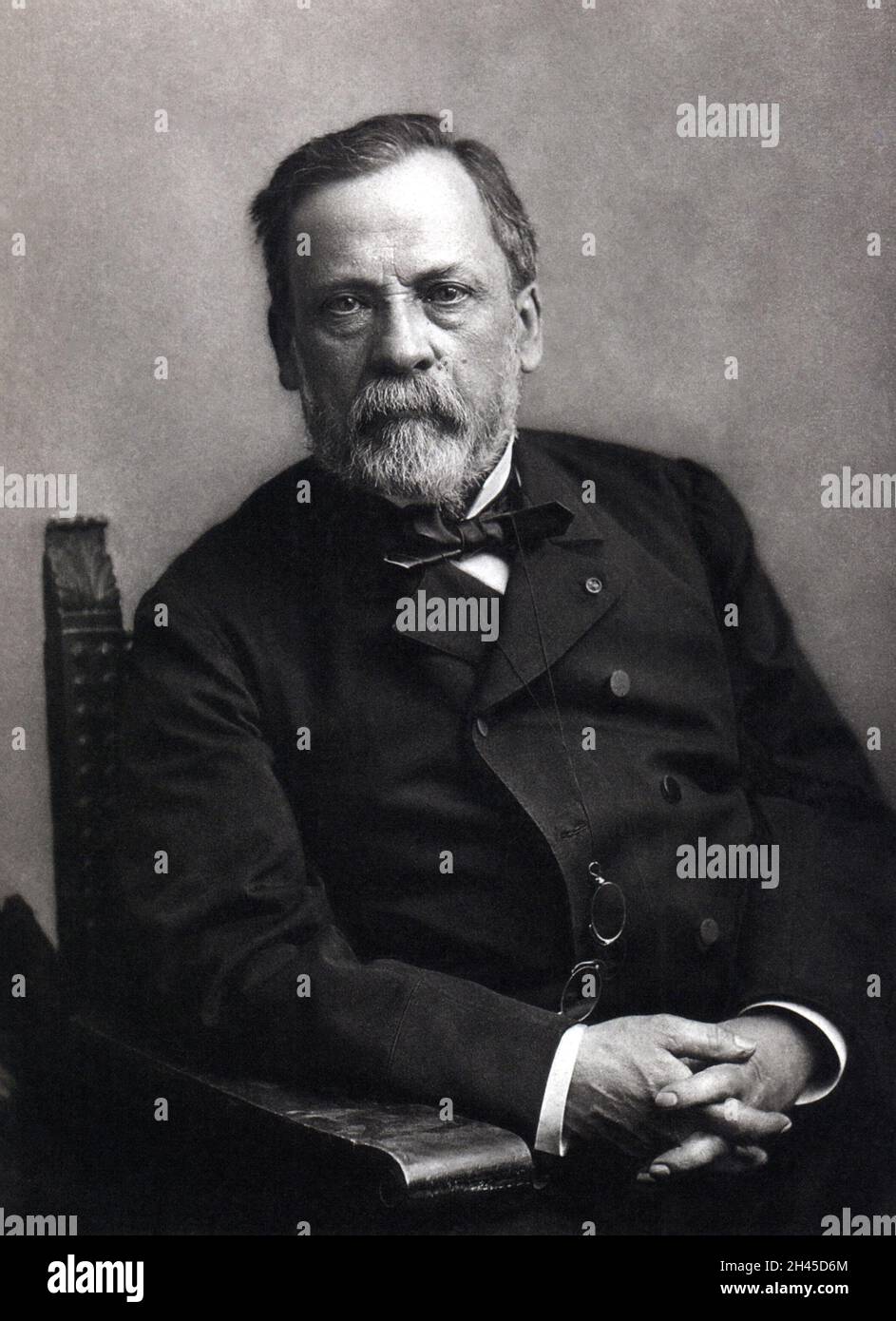 Ein Porträt des französischen Mikrobiologen Louis Pasteur Stockfoto