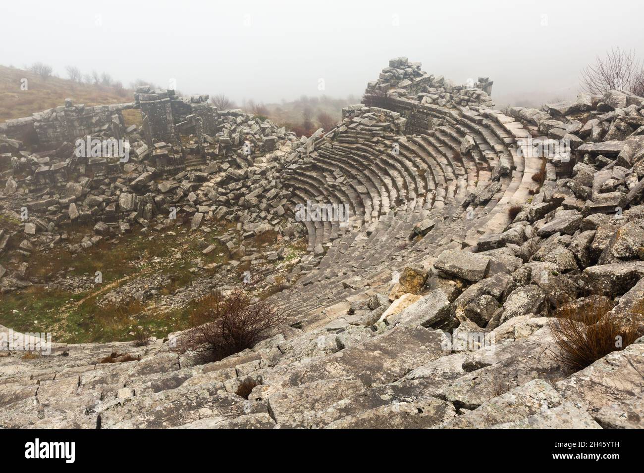 Alte römische Theaterruinen von Sagalassos, Türkei Stockfoto