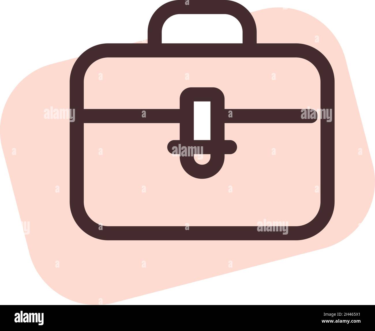 Bank Portofolio, Illustration, Vektor, auf weißem Hintergrund. Stock Vektor