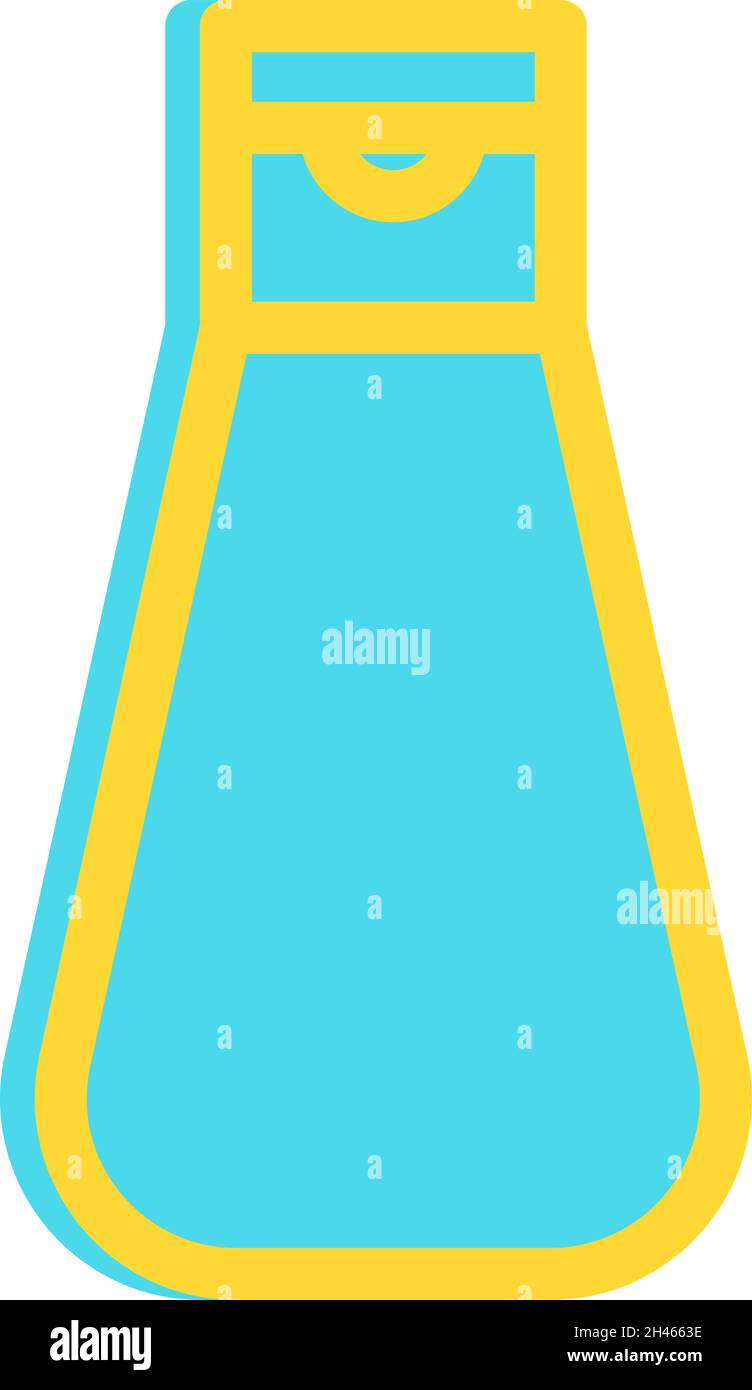 Blaue Creme, Illustration, Vektor, auf weißem Hintergrund. Stock Vektor Blaue Creme, Illustration, Vektor, auf weißem Hintergrund. Stock Vektor