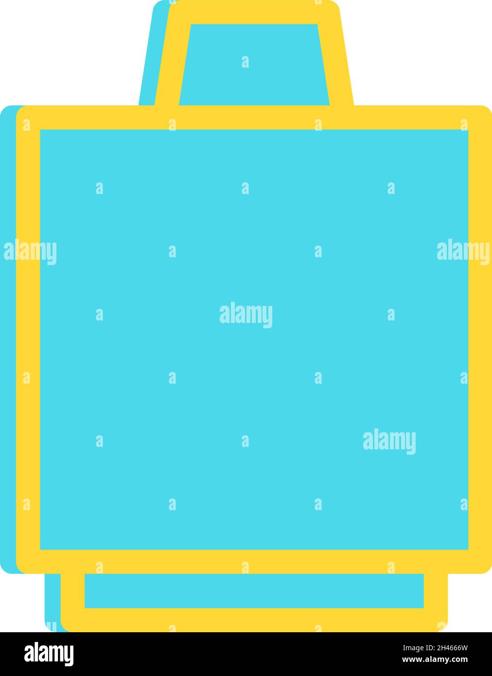 Blaues Badparfüm, Illustration, Vektor, auf weißem Hintergrund. Stock Vektor Blaues Badparfüm, Illustration, Vektor, auf weißem Hintergrund. Stock Vektor