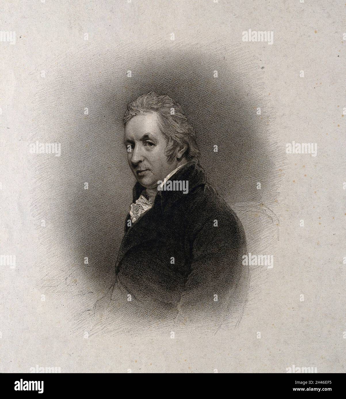 Sir Thomas Bernard. Kupferstich von C. Picart nach W. J. Wright nach J. Opie. Stockfoto