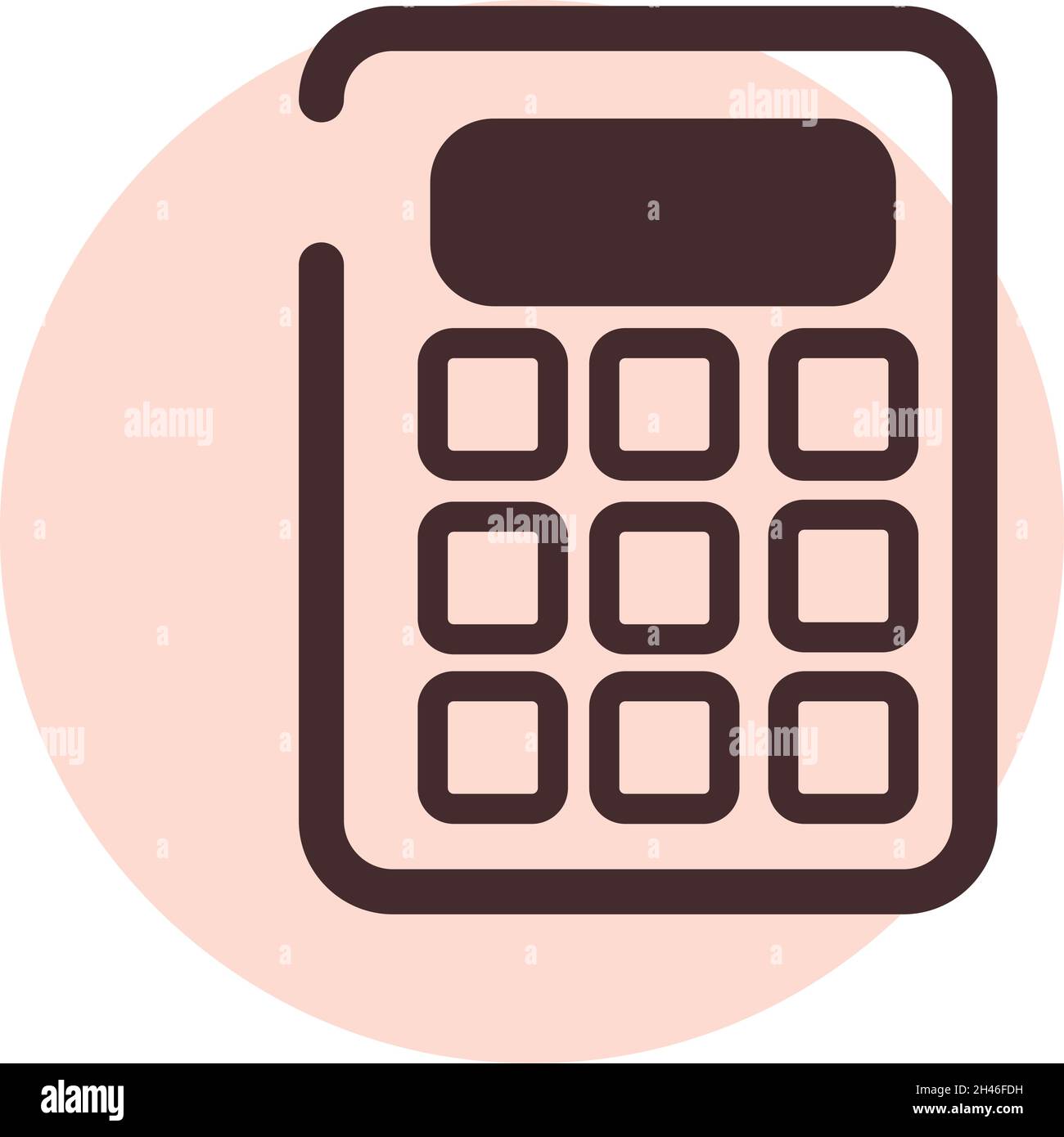 Bildungsrechner, Illustration, Vektor, auf weißem Hintergrund. Stock Vektor Bildungsrechner, Illustration, Vektor, auf weißem Hintergrund. Stock Vektor