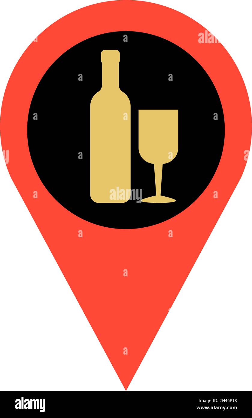 Positionsleiste, Illustration, Vektor, auf weißem Hintergrund. Stock Vektor