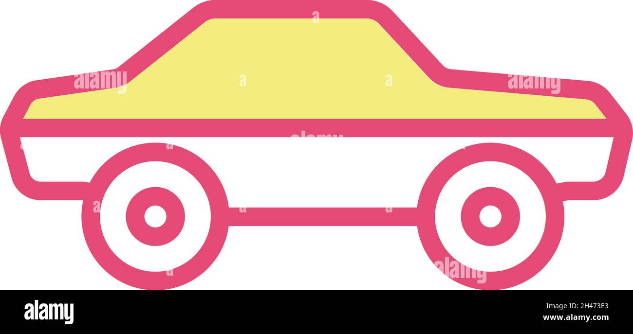 Autotransport, Illustration, Vektor, auf weißem Hintergrund. Stock Vektor