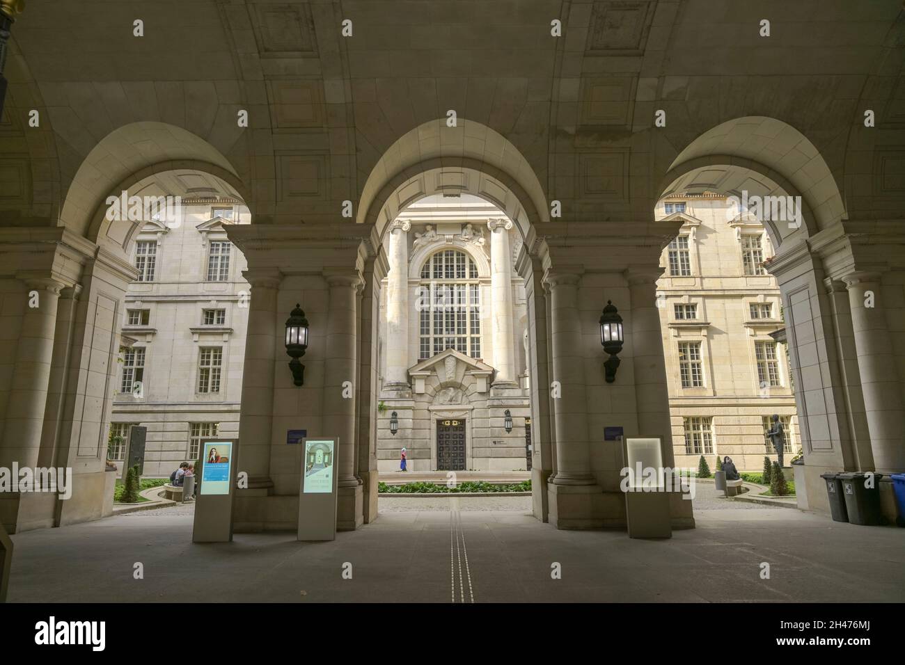 Foyer, Staatsbibliothek zu Berlin, unter den Linden, Mitte, Berlin, Deutschland Stockfoto