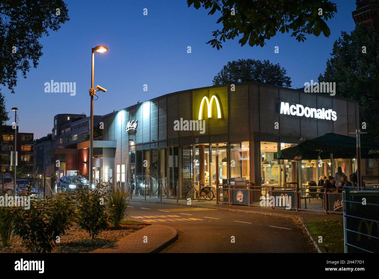 McDonald's, Wrangelstraße, Kreuzberg, Berlin, Deutschland Stockfoto