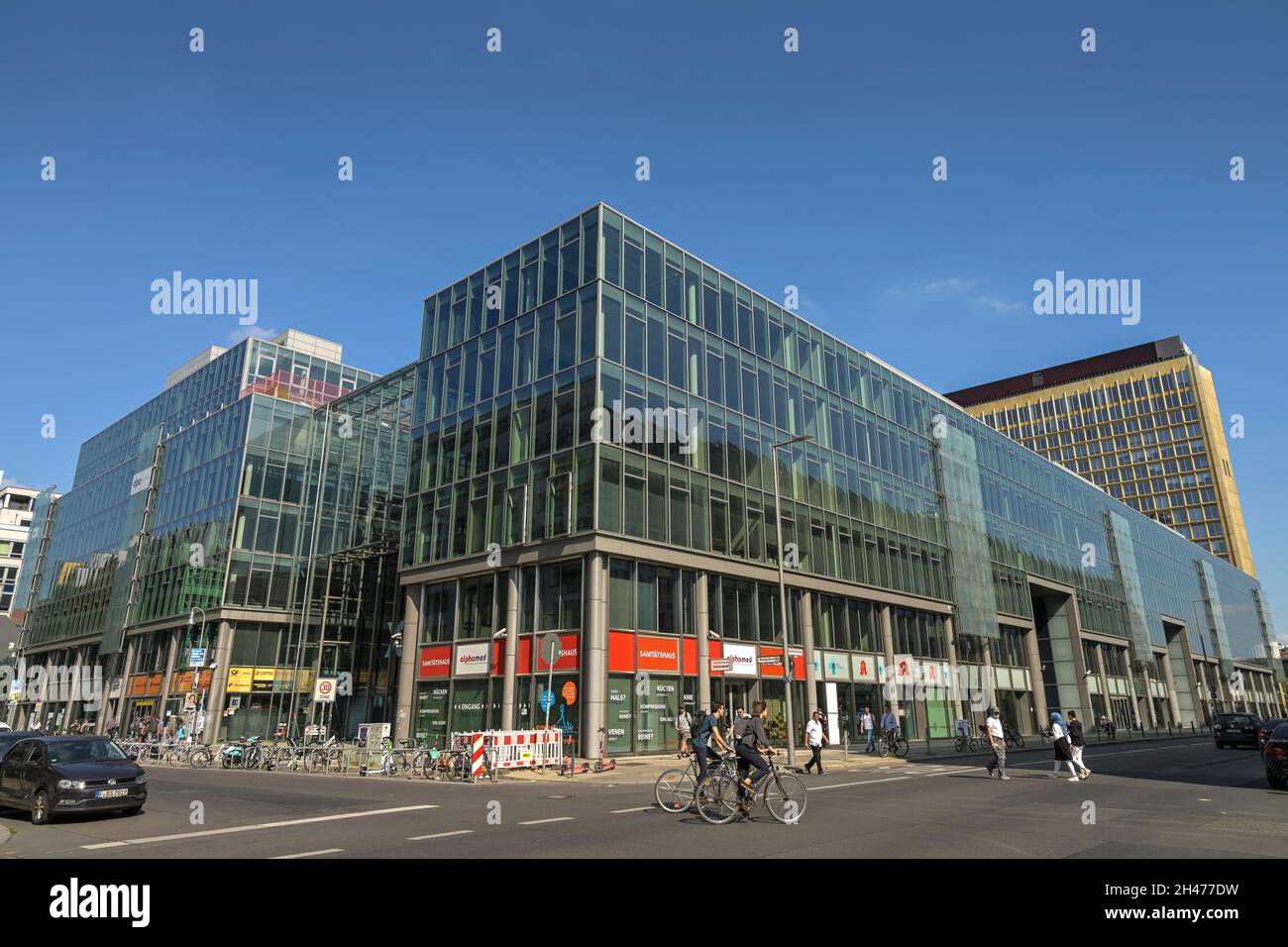 Axel-Springer-Passage, Rudi-Dutschke-Straße, Kreuzberg, Berlin, Deutschland Stockfoto