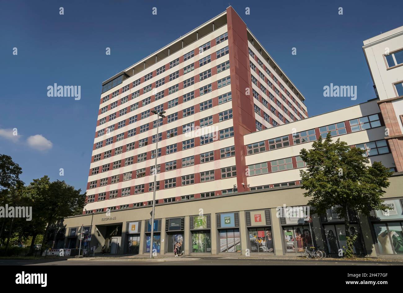 Europahaus, Stresemannstraße, Kreuzberg, Berlin, Deutschland Stockfoto
