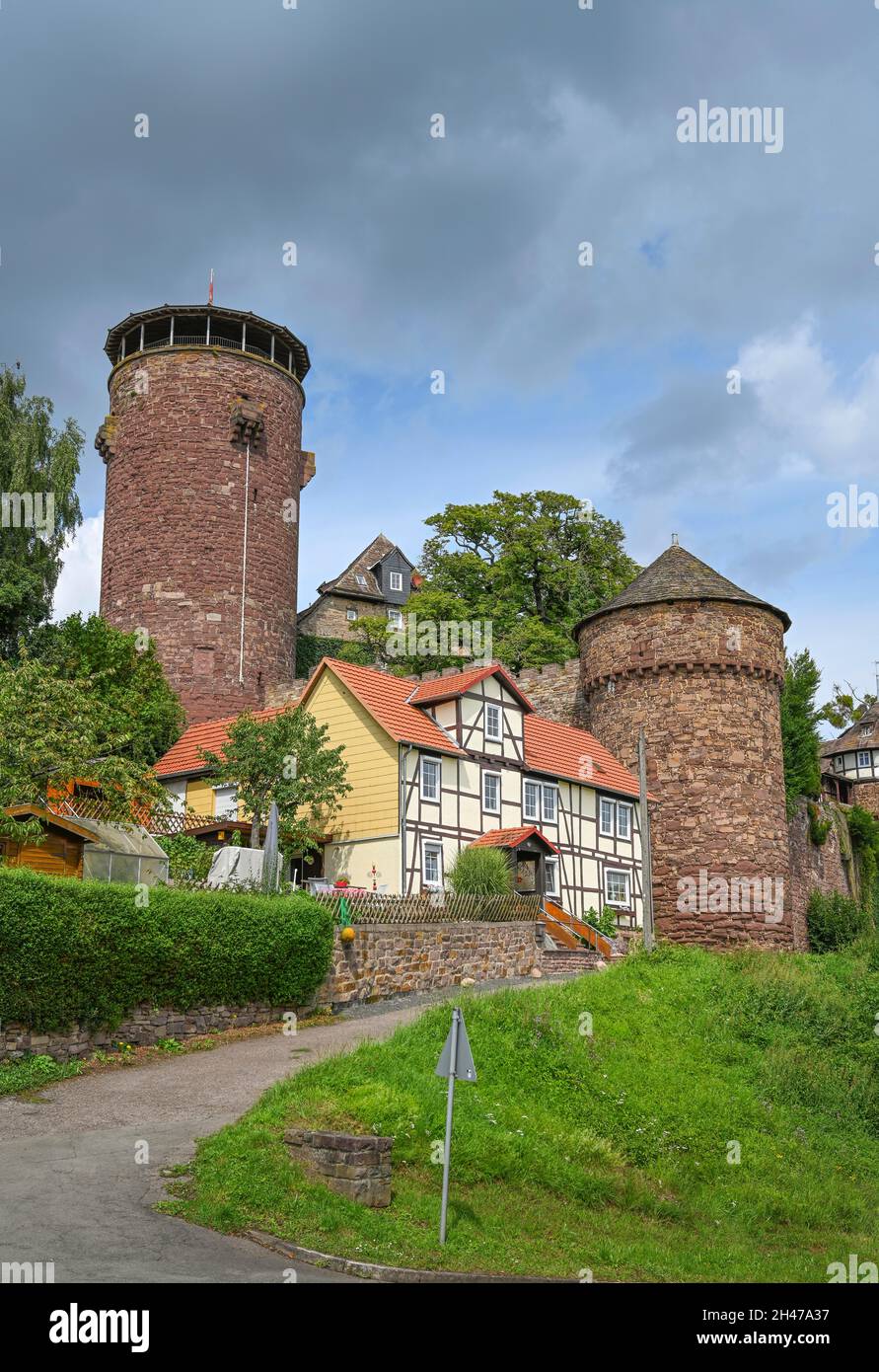 Rapunzelburg, Trendelburg, Hessen, Deutschland Stockfoto