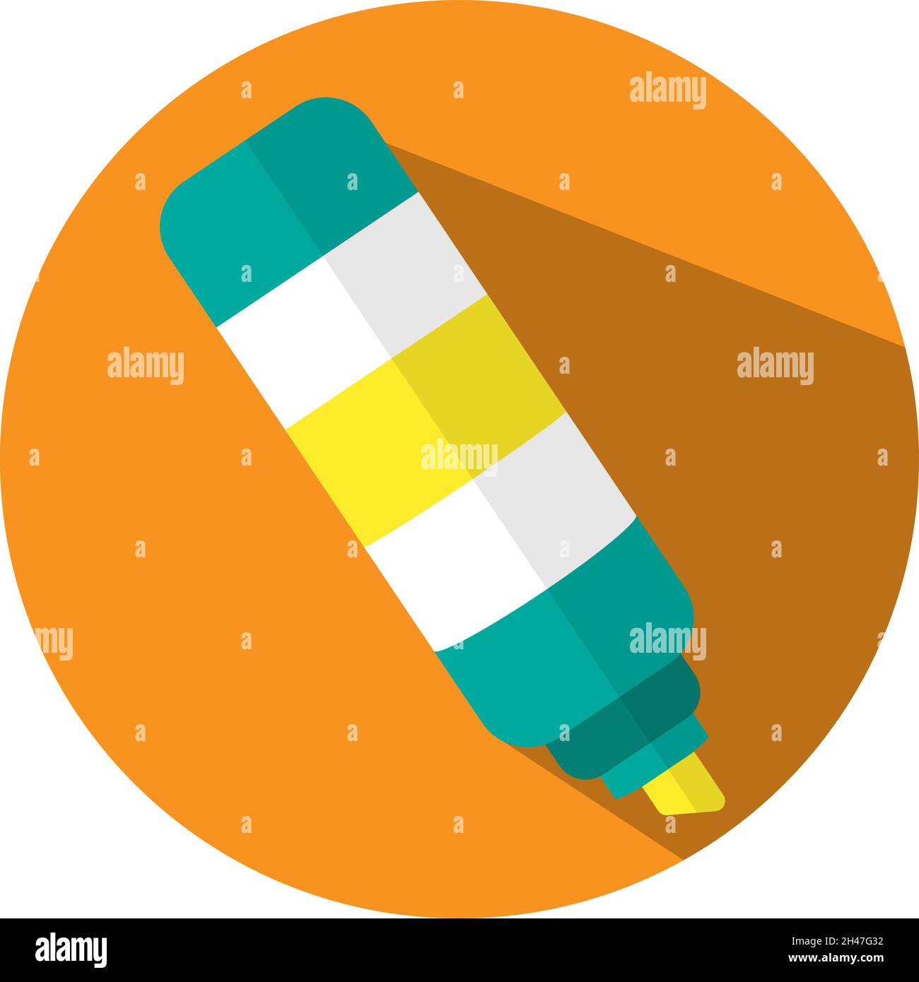 Bildmarkierung, Illustration, Vektor, auf weißem Hintergrund. Stock Vektor