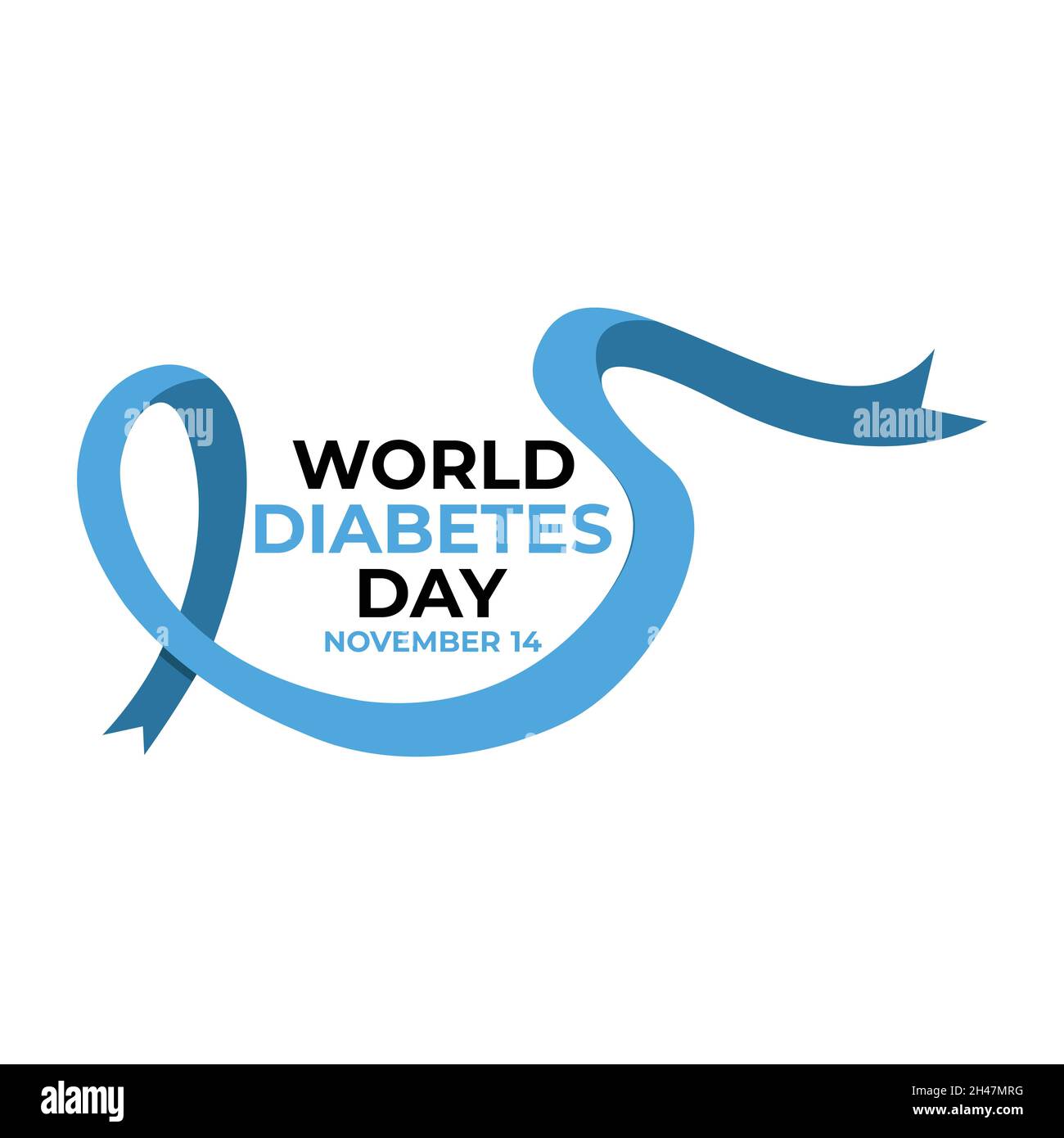 Plakat Design für World Diabetes Day Free Vector. Vector Illustration der  Welt Diabetes Tag Konzept Stock-Vektorgrafik - Alamy