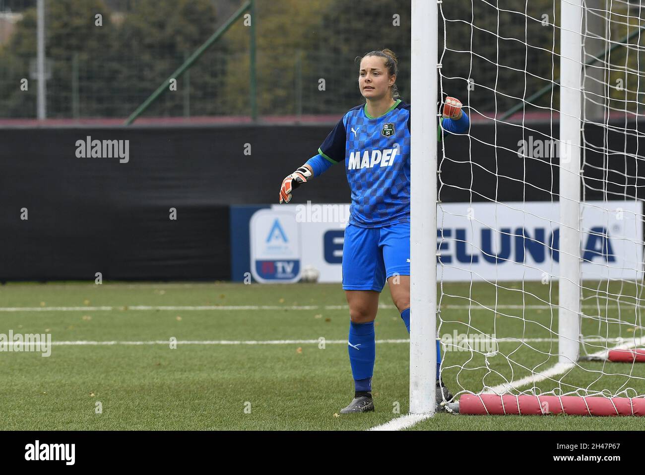 Diede Lemey von US Sassuolo Calcio während der Serie Ein Spiel zwischen A.S. Roma Women und US Sassuolo Calcio im stadio Agostino Di Bartolomei Tri Stockfoto