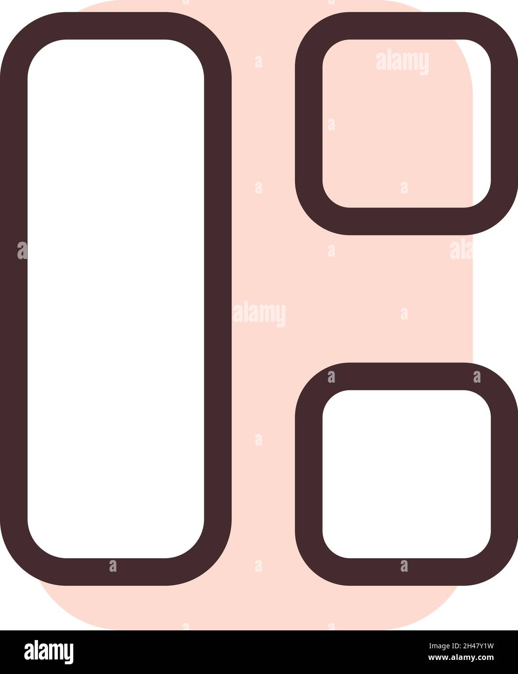 Fotocollage, Illustration, Vektor, auf weißem Hintergrund. Stock Vektor