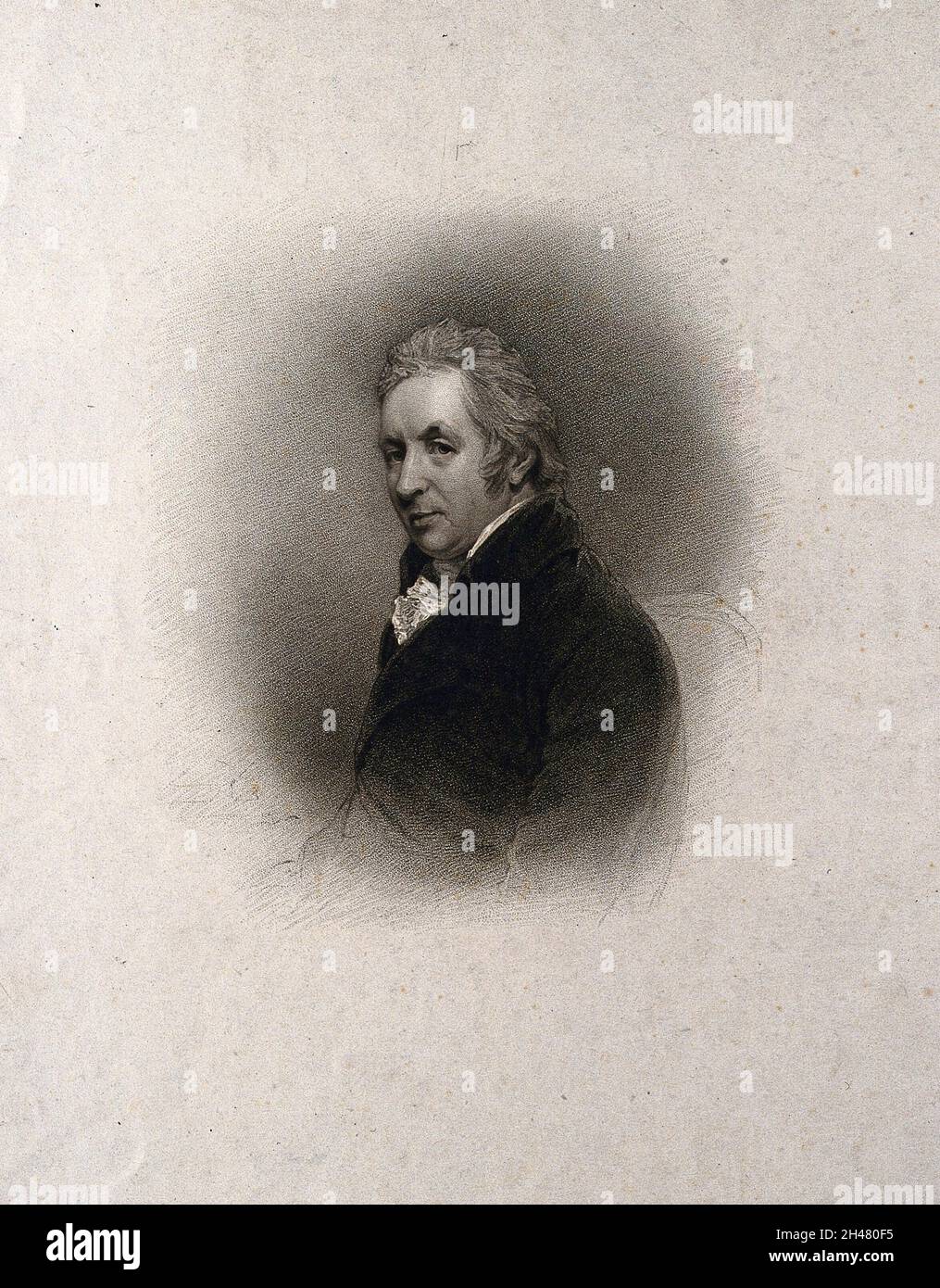 Sir Thomas Bernard. Kupferstich von C. Picart nach W. J. Wright nach J. Opie. Stockfoto