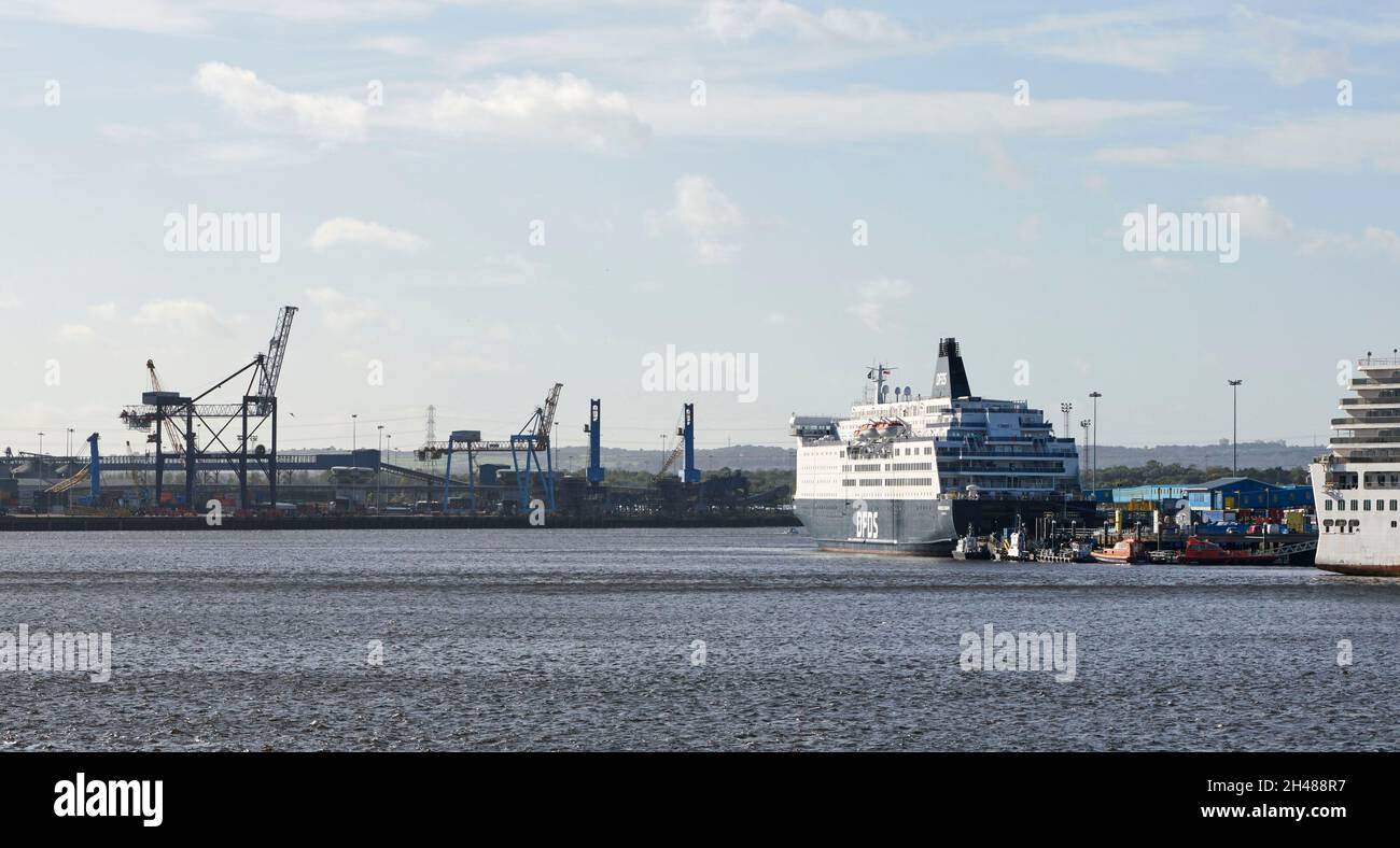 River Tyne, South Shields, Tyneside, Nordostengland, Großbritannien Stockfoto