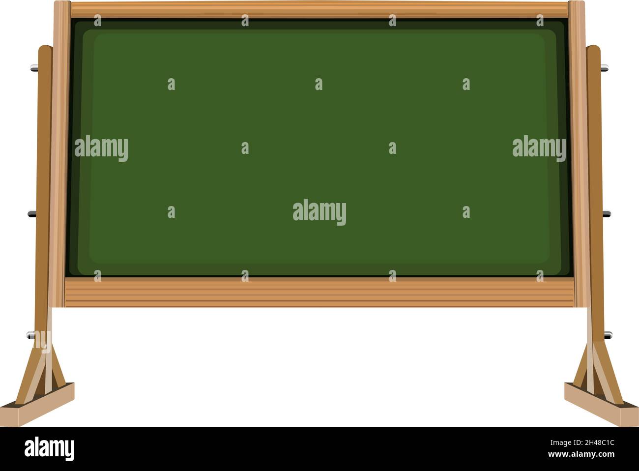 Schule Greenboard, Illustration, Vektor auf weißem Hintergrund. Stock Vektor