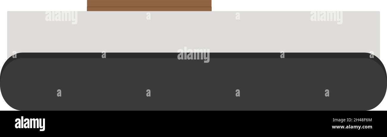 Schultafel, Illustration, Vektor auf weißem Hintergrund. Stock Vektor