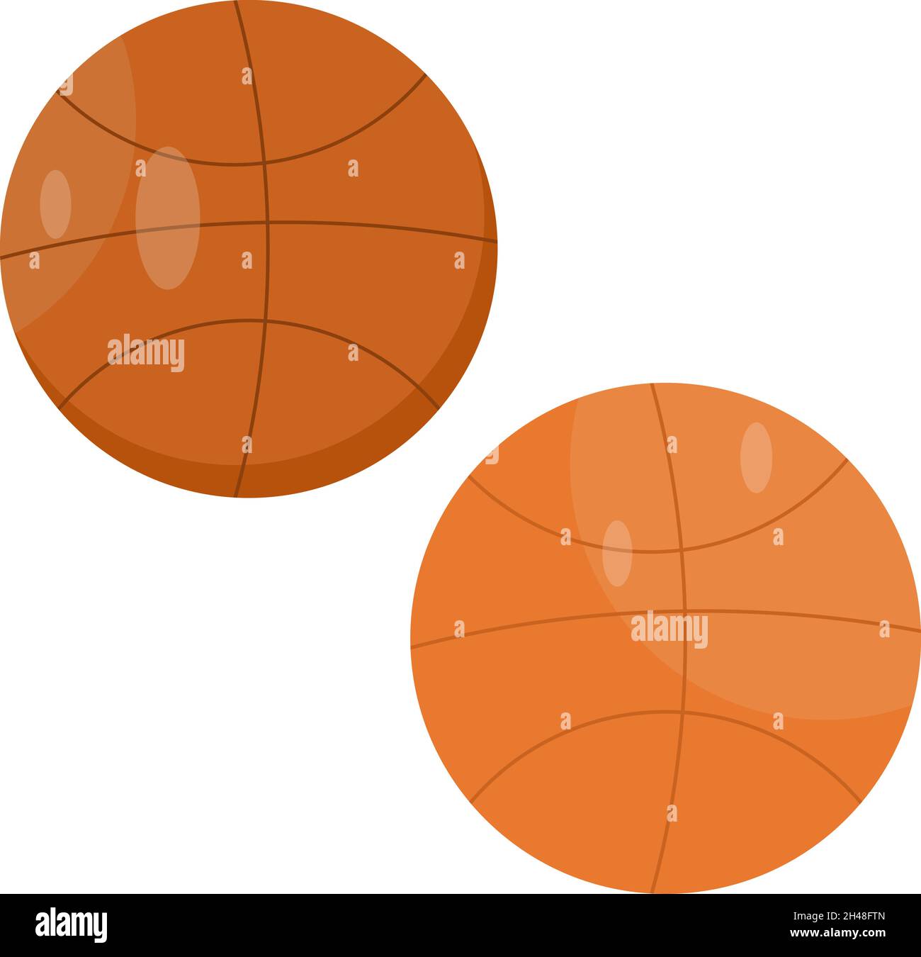 Basketball, Illustration, Vektor auf weißem Hintergrund. Stock Vektor
