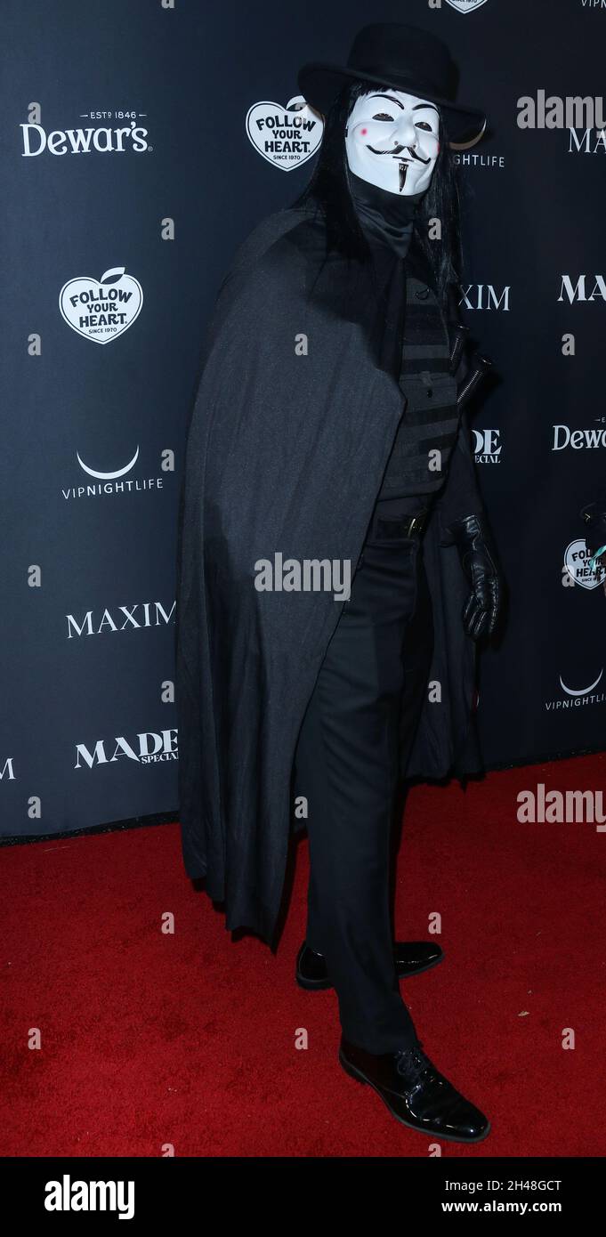 WEST HOLLYWOOD, LOS ANGELES, KALIFORNIEN, USA - 31. OKTOBER: Der amerikanische Mixed-Martial-Künstler und Politiker Tito Ortiz kommt zur Maxim Halloween Party 2021, produziert von MADE Special, die am 31. Oktober 2021 in der Hyde Sunset Kitchen + Cocktails in West Hollywood, Los Angeles, Kalifornien, USA, abgehalten wird. (Foto von Xavier Collin/Image Press Agency/Sipa USA) Stockfoto