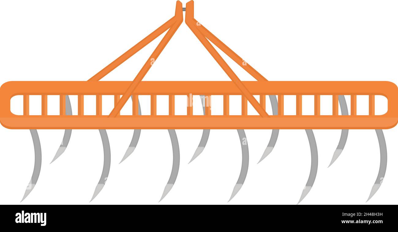 Grubber, Illustration, Vektor auf weißem Hintergrund. Stock Vektor