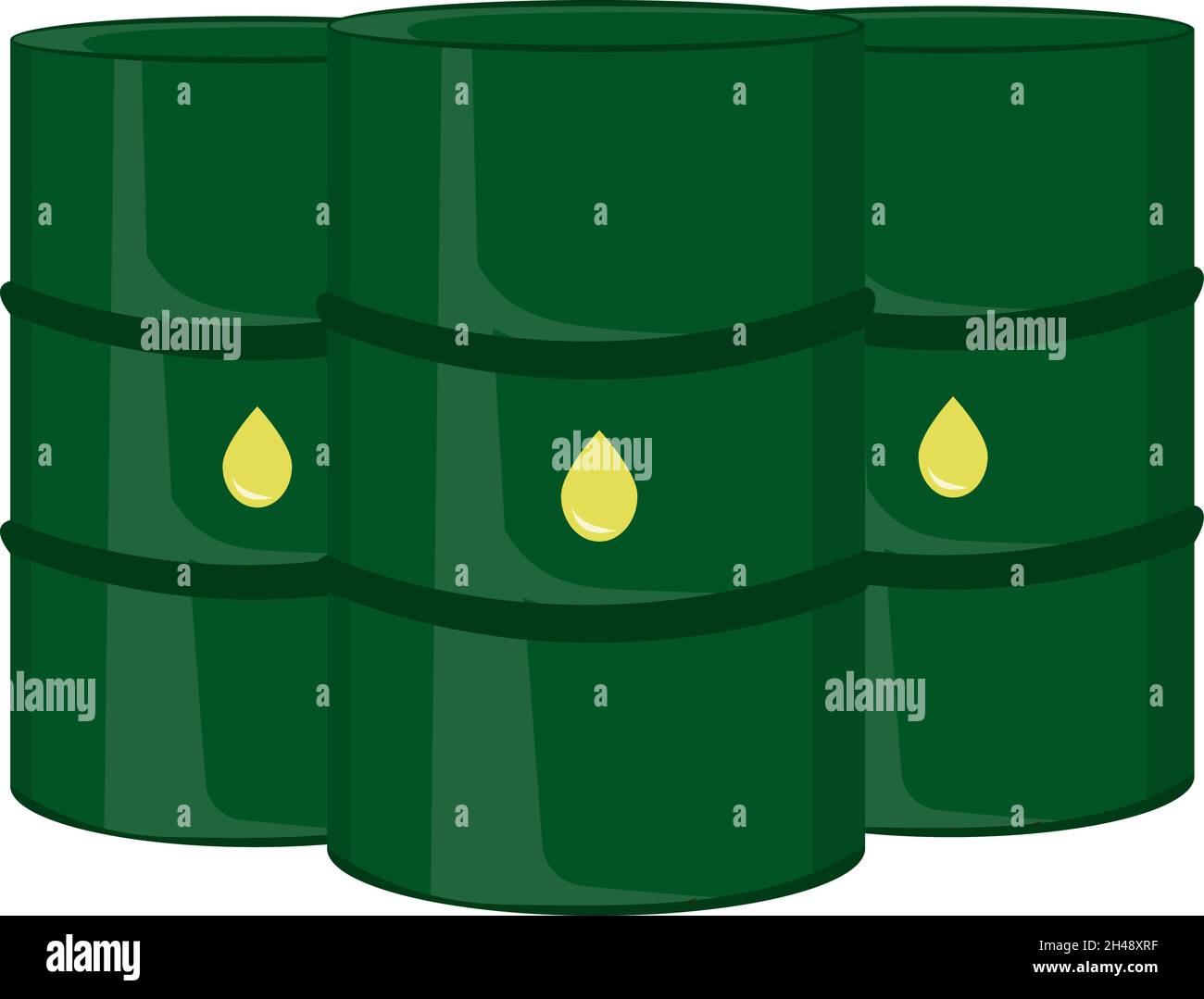 Ölfass, Abbildung, Vektor auf weißem Hintergrund. Stock Vektor