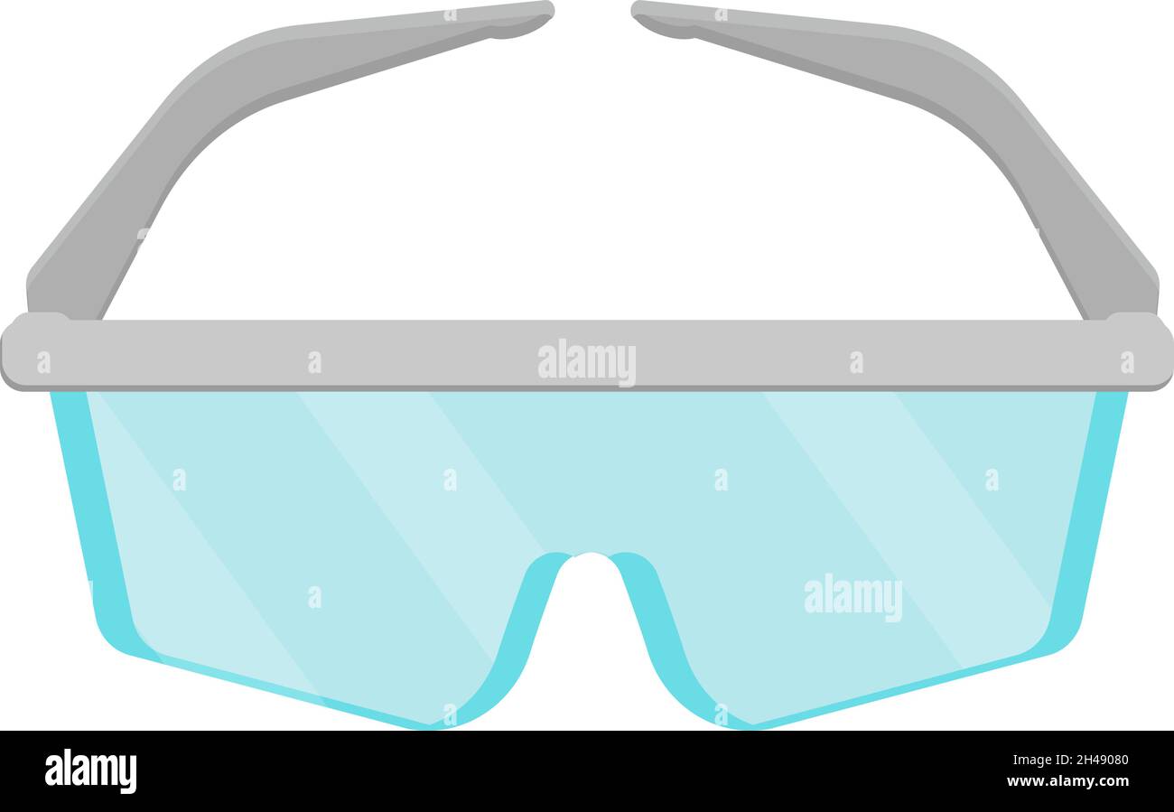 Schutzbrille, Illustration, Vektor auf weißem Hintergrund. Stock Vektor