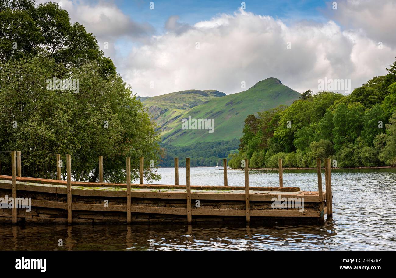 Derwent Wasserseebezirk Cumbria Stockfoto