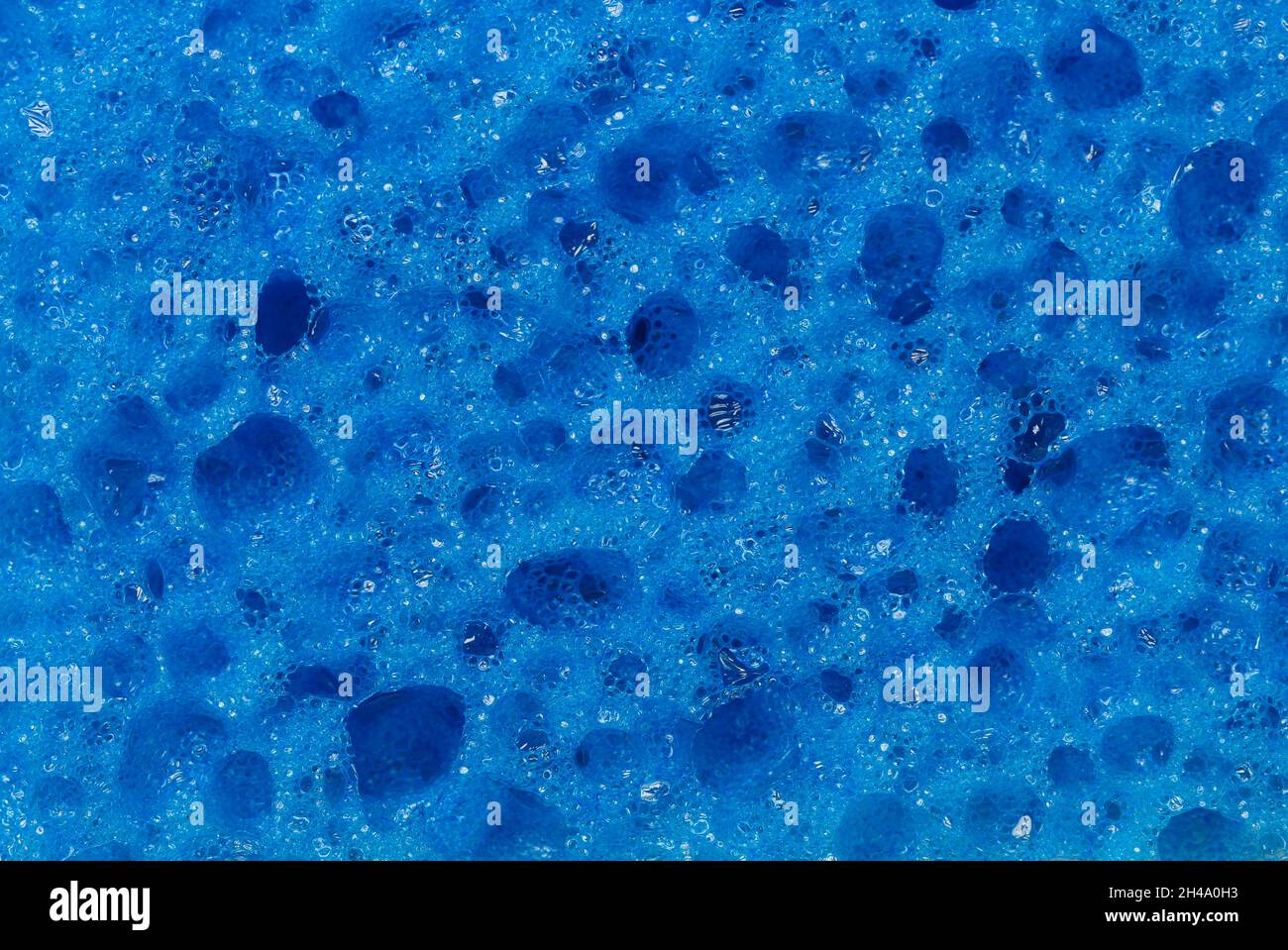 Schaumstoff Schwamm Textur Nahaufnahme als Hintergrund Stockfoto